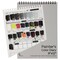 HG Art Concepts Painters Color Diary - Spiral-Bound Acid-Free Color Swatch Book with 10 Pages for Acrylic or Oil Paint